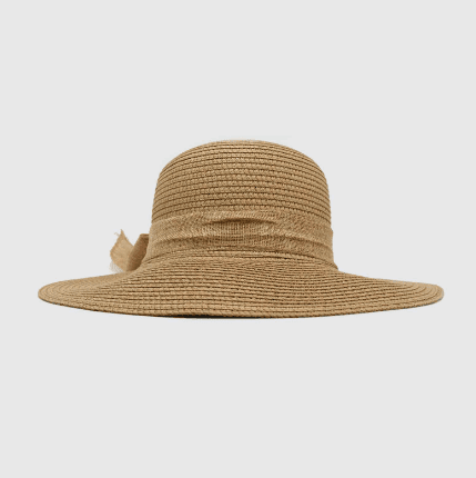 Sombrero rafia con lazo