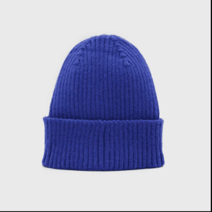 Beanie punto canalé liso