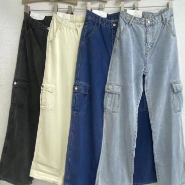 Jeans Cargo Mujer