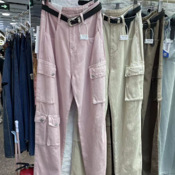 Jeans Cargo Mujer